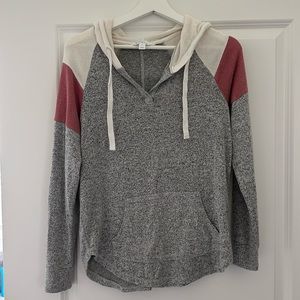 Lightweight, super soft, hoodie tee.